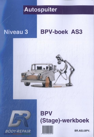 Afbeelding van Body-repair BPV boek Autospuiter niveau 3 Werkboek