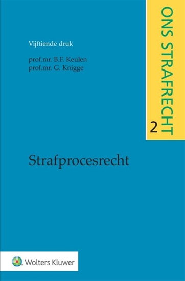 Afbeelding van Strafprocesrecht