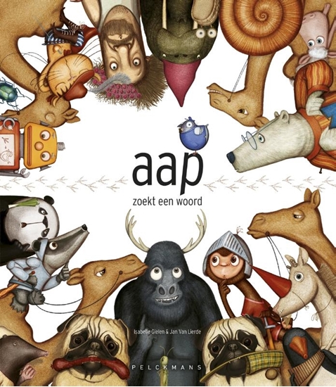 Afbeelding van Aap zoekt een woord