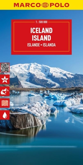 Afbeelding van Marco Polo Wegenkaart Marco Polo Wegenkaart Ĳsland