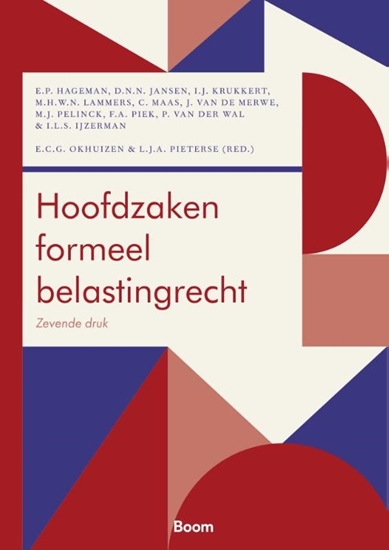 Afbeelding van Boom fiscale studieboeken Hoofdzaken formeel belastingrecht