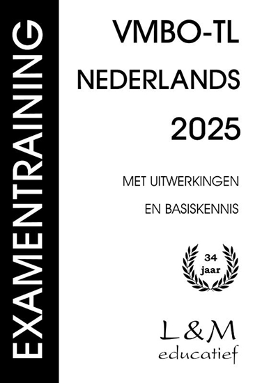 Afbeelding van Examentraining vmbo-tl Nederlands 2025