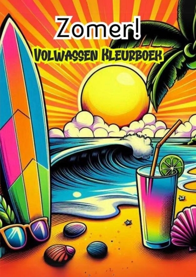 Afbeelding van Volwassen Kleurboek - Zomer!