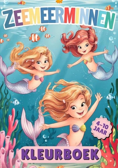 Afbeelding van Kleurboek Kinderen: Zeemeerminnen
