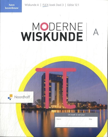 Afbeelding van Moderne Wiskunde havo A 3 FLEX boek