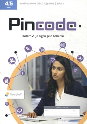Afbeeldingen van Pincode havo 4/5 bedrijfseconimie katern 2 je eigen geld beheren FLEX boek