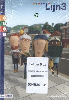 Afbeeldingen van Lijn 3 (editie 2) Spellingwerkboek Thema 1-4 (set van 5)