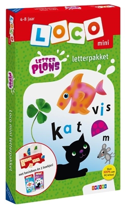 Afbeeldingen van Loco Mini Loco mini Letterplons letterpakket