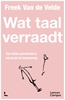 Afbeelding van Wat taal verraadt