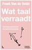 Afbeelding van Wat taal verraadt