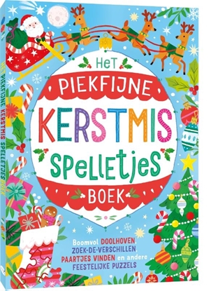 Afbeeldingen van Het piekfijne Kerstmis spelletjesboek