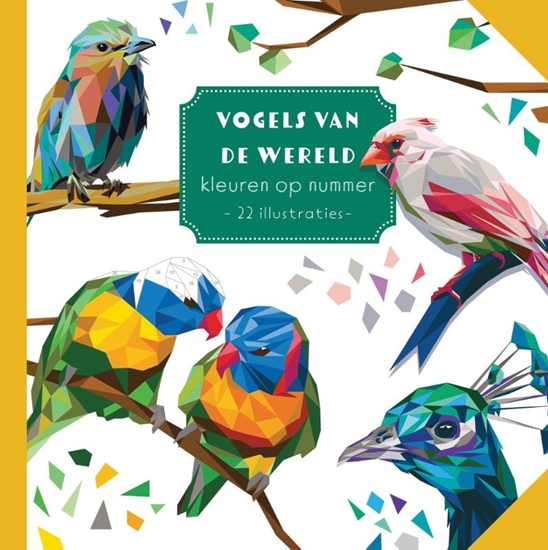 Afbeelding van Vogels van de wereld - Kleuren op nummer