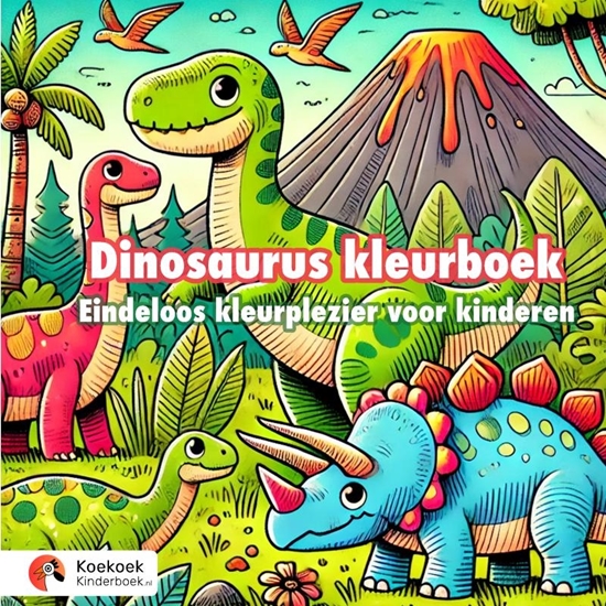 Afbeelding van Dinosaurus kleurboek