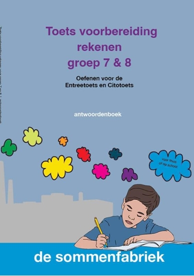 Afbeelding van Toets voorbereiding rekenen groep 7 & 8 Antwoordenboek