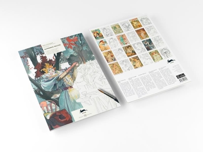 Afbeeldingen van Artists' colouring book Alphonse Mucha