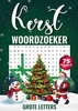 Afbeelding van Woordzoeker Kerst - Grote Letters, 75 Puzzels Incl. Oplossingen