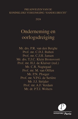 Afbeeldingen van Preadviezen Koninklijke Vereeniging Handelsrecht Onderneming en oorlogsdreiging 2024