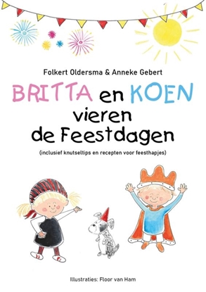 Afbeeldingen van Britta en Koen vieren de feestdagen