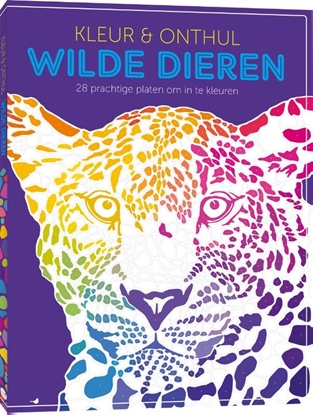 Afbeeldingen van Kleur & Onthul: Wilde dieren
