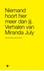 Afbeelding van Niemand hoort hier meer dan jij