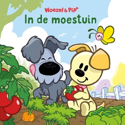 Afbeeldingen van Woezel en Pip in de moestuin