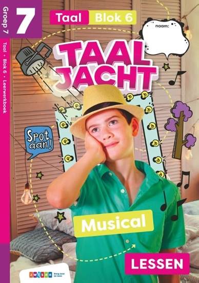 Afbeelding van Taaljacht Groep 7 blok 6 taal leerwerkboek