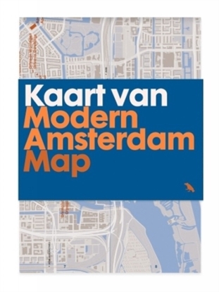 Afbeeldingen van Blue Crow Media Architecture Maps Modern Amsterdam Map