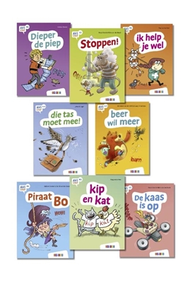 Afbeeldingen van AVI strips Pakket AVI strips groep 3 en 4 (8 titels)