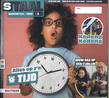 Afbeeldingen van Staal 2 groep 5 thema 8 Taal magazine Tijd