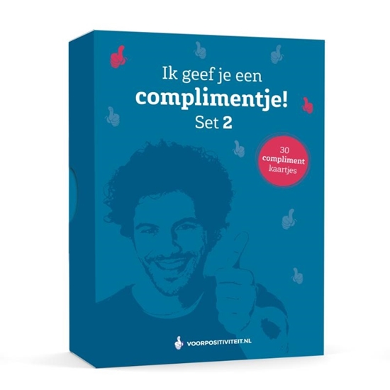 Afbeelding van Complimentkaartjes set 2 Voor Positiviteit