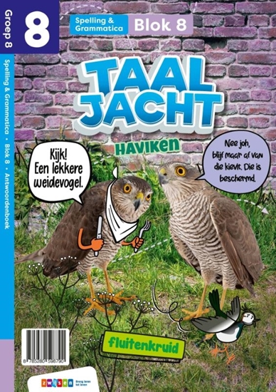 Afbeelding van Taaljacht Groep 8 blok 7-8 spelling & grammatica werkboek