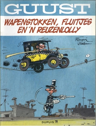 Afbeeldingen van Guust Wapenstokken, fluitjes en 'n grote lolly!