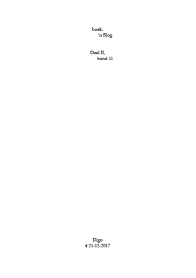 Afbeelding van boek.-’n Blog, deel II boek.-’n Blog, deel II, band 11
