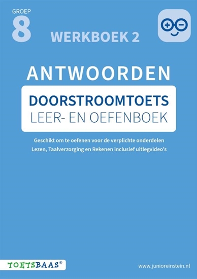 Afbeelding van Doorstroomtoets Leer- en Oefenboek 2 groep 8 Antwoorden