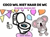 Afbeelding van Coco wil niet naar de wc