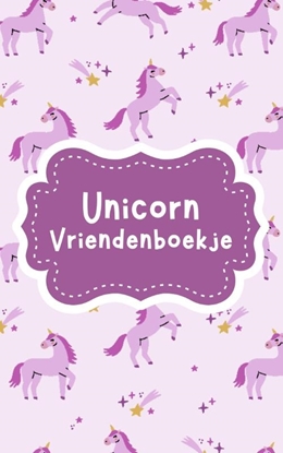 Afbeeldingen van Unicorn Vriendenboekje Meisje