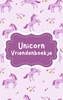 Afbeelding van Unicorn Vriendenboekje Meisje