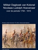Afbeelding van Militair Dagboek van Kolonel N.L Hoevenaar 1794-1810