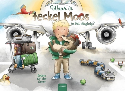 Afbeeldingen van Teckel Moos Waar is teckel Moos in het vliegtuig?