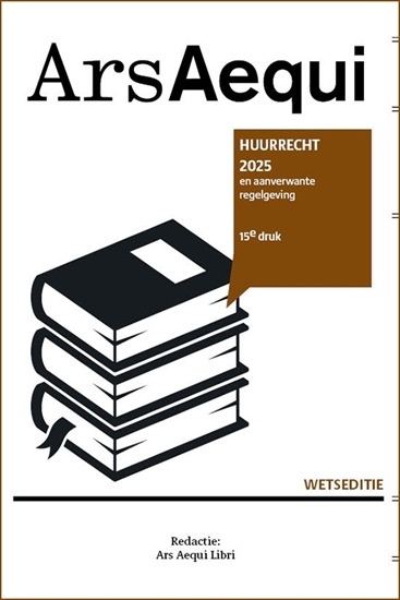 Afbeelding van Ars Aequi Wetseditie Huurrecht 2025