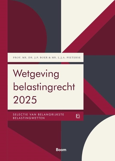 Afbeelding van Boom fiscale studieboeken Wetgeving belastingrecht 2025