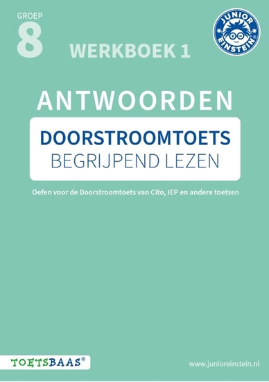Afbeelding van Doorstroomtoets Begrijpend lezen – Antwoordenboek 1 + Online video-uitleg