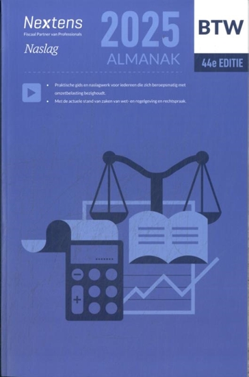 Afbeelding van Nextens BTW Almanak 2025
