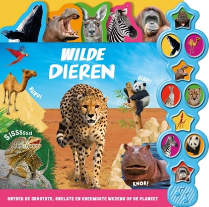 Afbeeldingen van Wilde dieren - 10-geluidenboek