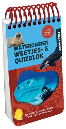 Afbeeldingen van Freek Vonk Weetjes- & quizblok - Waterdieren