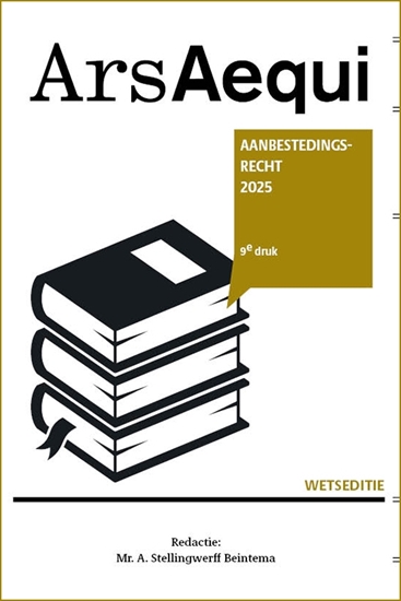 Afbeelding van Ars Aequi Wetseditie Aanbestedingsrecht 2025