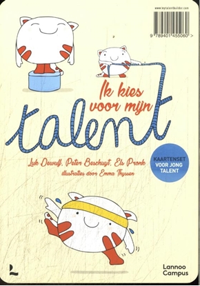 Afbeeldingen van Talentenkaartjes junior groot
