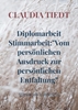 Afbeelding van Diplomarbeit Stimmarbeit:"Vom persönlichen Ausdruck zur persönlichen Entfaltung"