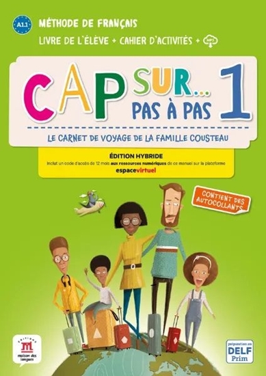 Afbeelding van Cap sur Cap sur... pas à pas 1 Éd. hybride Livre + Cahier