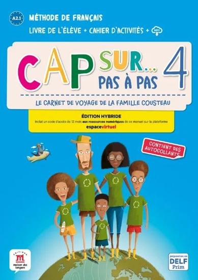 Afbeelding van Cap sur Cap sur... pas à pas 4 Éd. hybride Livre + Cahier